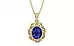 Ashtadhatu Thailand Blue Sapphire Pendant Prime Quality (P5)