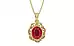 Ashtadhatu Ruby Pendant Rare Quality (P5)