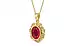 Ashtadhatu Ruby Pendant Rare Quality (P5)