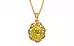 Gold Thailand Yellow Sapphire Pendant Limited Quality (P5)