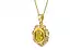 Ashtadhatu Thailand Yellow Sapphire Pendant Rare Quality (P5)
