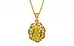 Gold Thailand Yellow Sapphire Pendant Rare Quality (P5)