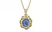 Ashtadhatu Ceylon Blue Sapphire Pendant Prime Quality (P5)