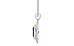 Sterling Silver Ceylon Blue Sapphire Pendant Rare Quality (P5)