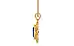 Gold Ceylon Blue Sapphire Pendant Rare Quality (P5)