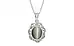 Sterling Silver Cat's Eye Pendant Fine Quality (P5)