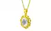 Panchdhatu Ceylon White Sapphire Pendant Limited Quality (P5)