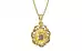 Ashtadhatu Ceylon Yellow Sapphire Pendant Prime Quality (P5)