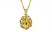 Gold Ceylon Yellow Sapphire Pendant Rare Quality (P5)