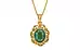 Gold Emerald Pendant Fine Quality (P5)