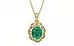 Ashtadhatu Emerald Pendant Rare Quality (P5)