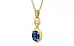 Ashtadhatu Thailand Blue Sapphire Pendant Limited Quality (P6)