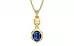 Ashtadhatu Thailand Blue Sapphire Pendant Limited Quality (P6)
