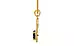 Gold Thailand Blue Sapphire Pendant Limited Quality (P6)