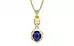Ashtadhatu Thailand Blue Sapphire Pendant Prime Quality (P6)