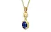 Ashtadhatu Thailand Blue Sapphire Pendant Prime Quality (P6)