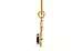 Gold Thailand Blue Sapphire Pendant Prime Quality (P6)