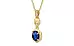 Ashtadhatu Thailand Blue Sapphire Pendant Rare Quality (P6)