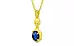 Panchdhatu Thailand Blue Sapphire Pendant Rare Quality (P6)