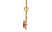 Gold Ruby Pendant Fine Quality (P6)