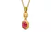 Gold Ruby Pendant Fine Quality (P6)
