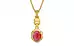 Gold Ruby Pendant Fine Quality (P6)