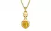 Ashtadhatu Thailand Yellow Sapphire Pendant Fine Quality (P6)