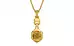 Gold Thailand Yellow Sapphire Pendant Prime Quality (P6)