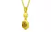 Panchdhatu Thailand Yellow Sapphire Pendant Prime Quality (P6)