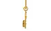 Gold Thailand Yellow Sapphire Pendant Rare Quality (P6)