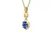 Ashtadhatu Ceylon Blue Sapphire Pendant Limited Quality (P6)