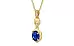 Ashtadhatu Ceylon Blue Sapphire Pendant Rare Quality (P6)