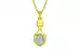 Panchdhatu Ceylon White Sapphire Pendant Rare Quality (P6)