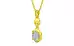 Panchdhatu Ceylon White Sapphire Pendant Rare Quality (P6)