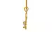 Gold Ceylon Yellow Sapphire Pendant Fine Quality (P6)