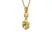Gold Ceylon Yellow Sapphire Pendant Fine Quality (P6)