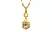 Gold Ceylon Yellow Sapphire Pendant Fine Quality (P6)