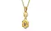 Ashtadhatu Ceylon Yellow Sapphire Pendant Prime Quality (P6)