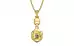 Ashtadhatu Ceylon Yellow Sapphire Pendant Prime Quality (P6)