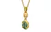 Gold Emerald Pendant Fine Quality (P6)
