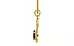 Gold Hessonite Garnet Pendant Prime Quality (P6)