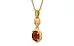 Gold Hessonite Garnet Pendant Prime Quality (P6)