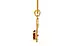 Gold Hessonite Garnet Pendant Rare Quality (P6)
