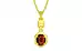 Panchdhatu Hessonite Garnet Pendant Rare Quality (P6)
