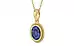Ashtadhatu Thailand Blue Sapphire Pendant Fine Quality (P7)