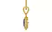 Gold Thailand Blue Sapphire Pendant Prime Quality (P7)