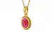 Gold Ruby Pendant Fine Quality (P7)