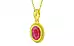 Panchdhatu Ruby Pendant Fine Quality (P7)