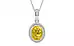 Sterling Silver Thailand Yellow Sapphire Pendant Limited Quality (P7)