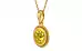 Gold Thailand Yellow Sapphire Pendant Limited Quality (P7)